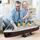 3D пазл Titanic с LED подсветкой CubicFun 88 см, 266 деталей - изображение 4