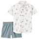 Комплект Carter's 2в1 сорочка, шорти для хлопчика 69-72 см (1S500210_9M) - зображення 1