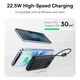 Повербанк на 10000 mAh 22.5W Baseus EnerFill FC11 Digital Display (1USB/Type-C, 22.5W, PD). Black - зображення 6