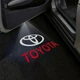 Штатная LED подсветка дверей TOYOTA с логотипом, проекция дверей тойота Prius, Land Cruiser, Prado, Camry, Corolla, на 2 двери - изображение 2