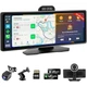 Автомобільний монітор Haudio 10,26-дюйма з підтримкою Apple CarPlay та Android Auto Black (R4709131820250) - зображення 1