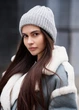 Женская шапка стаф светло-серая однотонный аксессуар Staff 17 light gray Универсальный (367377) - изображение 1