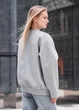 Жіночий бомбер Staff lexo light gray oversize S (HH0760) - зображення 2