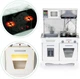 Drewniana kuchnia dla dzieci EcoToys ze światłem i dźwiękiem TL10181 Biała (5903769974573) - obraz 5