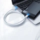 Кабель USB 2.0 Type-C M-M, 2 м, 60W Белый, ABS Cover US264 UGREEN - изображение 5