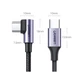 Кабель USB 2.0 Type-C M-M, 3 м, 90°, 60W Черный, US255 UGREEN - изображение 8