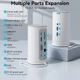 Док-станція USB3.1 Type-C --> HDMI/VGA/USB3.0x3/RJ45/SD/TF/TRRS 3.5m/PD/DC100W12-in-1Ventio - изображение 4