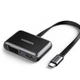 Перехідник USB 2.0 Type-C --> HDMI+VGA (HDMI 1.4b) CM303 Ugreen чорний - зображення 1