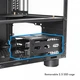 Корпус Chieftec THE CUBE CI-03B-OP, без БЖ, fan 20cm, mATX, Black - изображение 6