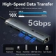 Док-станція USB3.2 Type-C --> HDMI/USB 3.0x2/RJ45/PD 100W Hub 6-in-1 Vention - изображение 6