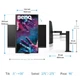 TFT 31.5" BenQ PD3205UA, IPS, 4K UHD, 99% sRGB, HDMI, DP, USB-С, USB-hub, HAS, колонки, темно- серый - изображение 7