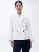Контрастний двобортний блейзер Mango Jacket - изображение 1