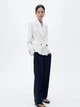 Контрастний двобортний блейзер Mango Jacket - изображение 3