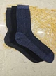 Носки мужские летние с сеткой 551S Mix Dark, 41–45, набор 6 пар (2 серые, 2 синие, 2 черные) - изображение 3