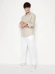 Рубашка классическая Armani Exchange 6136533 Бежевый S WH3599 - изображение 3