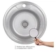 Мийка для кухні врізна Brinex 490-A Satin 0,6 мм (BRIN490SAT06) - зображення 3