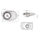Кухонна мийка Brinex 7750 0,8 мм Satin (BRIN7750SAT08) - зображення 3
