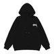 Чоловіче демісезонне худі Stussy з принтом L чорне (STS005) - зображення 1