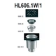 Дворовий трап Hutterer&Lechner HL606.1W/1 вертикальний 260х260/226х226мм чавун - изображение 2