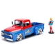 Автомодель Jada Ford F-100 1956 з фігуркою Супердівчина 1:24 (253255008) - зображення 5