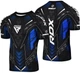 Рашгард RDX COMPRESSION SHIRT HALF SLEEVES IMMAF-1 Чорний, Синій XXL (CSH-IMF-1U XXL) - зображення 3