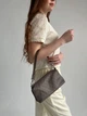 Сумка маленька плетена шкіра ARTiS Bags 648 4822-4222 таупе - изображение 2