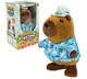 М'яка інтерактивна іграшка Капібара в капелюсі Plush Toys 27см ходить, співає та повторює голос C1141 - зображення 4