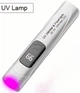 Потужний акумуляторний портативний UV/LED ліхтарик для манікюру без бренду з таймером та дисплеєм миттєва фіксація для нарощування 5 w 395 nm 5 V 1 A білий - зображення 4