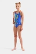 Купальник для дівчаток Arena PAINTING SWIMSUIT V BACK 010744-830 10 140 см Синій - зображення 3