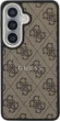 Etui plecki Guess 4G Embossed Ring MagSafe do Samsung Galaxy S26 Brown (3666339613181) - obraz 3