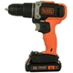 Дриль-шурупокрут акумуляторний BLACK+DECKER, ударний, 18 В, 45 Нм, 2-ох швидкісна 0-360/0-1400 об/хв, 21000 уд/хв, патрон 1-10 мм, - изображение 3
