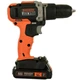 Дриль-шурупокрут акумуляторний BLACK+DECKER, ударний, 18 В, 45 Нм, 2-ох швидкісна 0-360/0-1400 об/хв, 21000 уд/хв, патрон 1-10 мм, - изображение 4