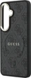 Etui plecki Guess 4G Embossed Ring MagSafe do Samsung Galaxy S26 Black (3666339613150) - obraz 6