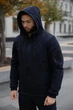 Мужская куртка Intruder Reef Softshell на микрофлисе с шевроном демисезонная с 10 карманами и капюшоном синяя/XL - изображение 5