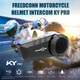 Мотогарнітура FreedConn KY Pro Bluetooth 5.0 для шолома мотоінтерком до 1000 м 6 райдерів IP65 - зображення 8