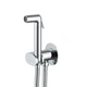 Смеситель скрытого монтажа для гигиенического душа Qtap Flow Oval Bright Chrome Хром глянец - изображение 1