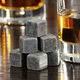 Подарунковий набір каменів для віскі Ice Diamonds Deluxe 12 шт з щипцями та мішечком у подарунковій коробці - изображение 14