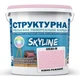 Краска цветная СТРУКТУРНАЯ Skyline 0530-R Нежно-розовый 24 кг - изображение 1