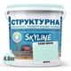 Краска цветная СТРУКТУРНАЯ Skyline 0520-B90G Мята 4,8 кг - изображение 2