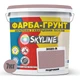 Кольорова Фарба - Грунт акрилова з кварцовим піском SkyLine 3020-R Пудровий 7 кг - изображение 2