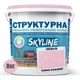 Краска цветная СТРУКТУРНАЯ Skyline 0530-R Нежно-розовый 8 кг - изображение 2