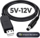 Кабель-перехідник UFT USB 5V у 9V/12V для живлення Wi-Fi роутера, модема, антени від павербанка, DC 5.5×2.1 Boost Converter (UFT-USB9-12V) - зображення 1