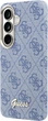 Etui plecki Guess 4G Script MagSafe do Samsung Galaxy S26 Blue (3666339613037) - obraz 2