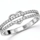 Кольцо серебряное фантазия с фианитами Silver Style 17.5 р. (10671.12 sku:2300103579785) - изображение 2
