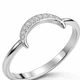 Кольцо серебряное Лунница с фианитами Silver Style 17.5 р. (11411.10 sku:2300104067021) - изображение 2