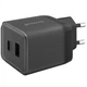 Сетевое зарядное устройство Proove Pure GaN Plus 30W 1*USB QC3.0 1*Type-C PD3.0 Black - изображение 4