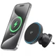 Автодержатель с беспроводной зарядкой Proove Graphite Circle Qi2 15W Black - изображение 2