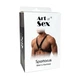 Чоловіча портупея штучна шкіра колір червоний Art of Sex Spartacus розміри L-2XL - зображення 3