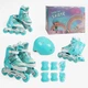 Комплект роликів із захистом 703-11 Best Roller колеса PU, що світяться. Multicolor (розмір 35-38) (186094) - зображення 4