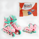 Роликовые коньки Best Roller 107-М колеса PU светятся. Pink and Turquoise (размер 34-37) (186035) - изображение 3